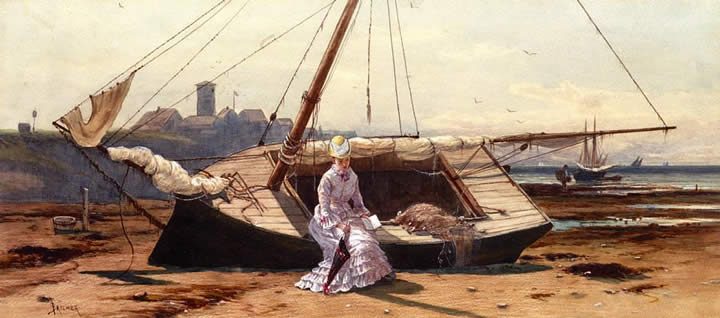Alfred Thompson Bricher A Pensive Moment